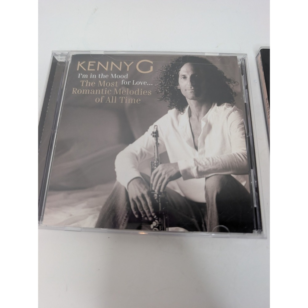 Kenny G CD Lot 2 CDs Breathless 1992 & I'm In The Mood For Love 2006 Smooth Jazz - Picture 3 of 9